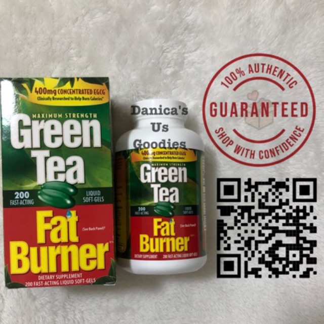 Green Tea Fat Burner 200 Softgels ON HAND Shopee Philippines