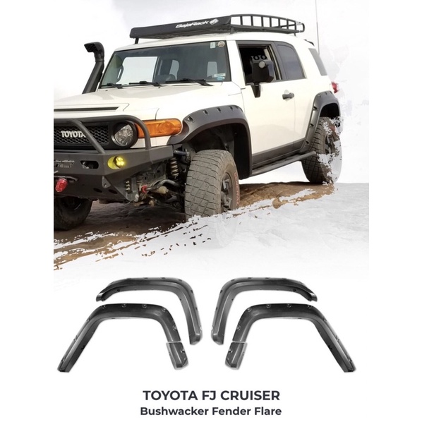 Toyota Parts Accessories FJ Cruiser Bushwacker Fender Flare (4pcs
