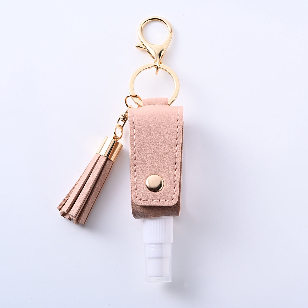 Alcohol Spray Bottle Keychain, 30ML Mini Spray Bottle Reusable Leather with Tassel Shopee