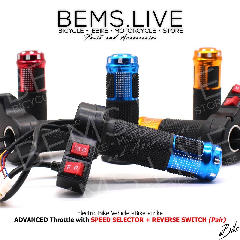 BEMS Advanced Throttle with 3 SPEED Selector & REVERSE Switches for