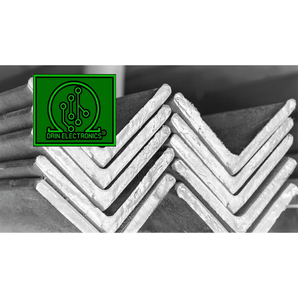 ALUMINUM ANGLE BAR 3/16 , 1/4" thickness x 1,1/4 " x 1,1/4" (6 up to 24 inches length) Shopee