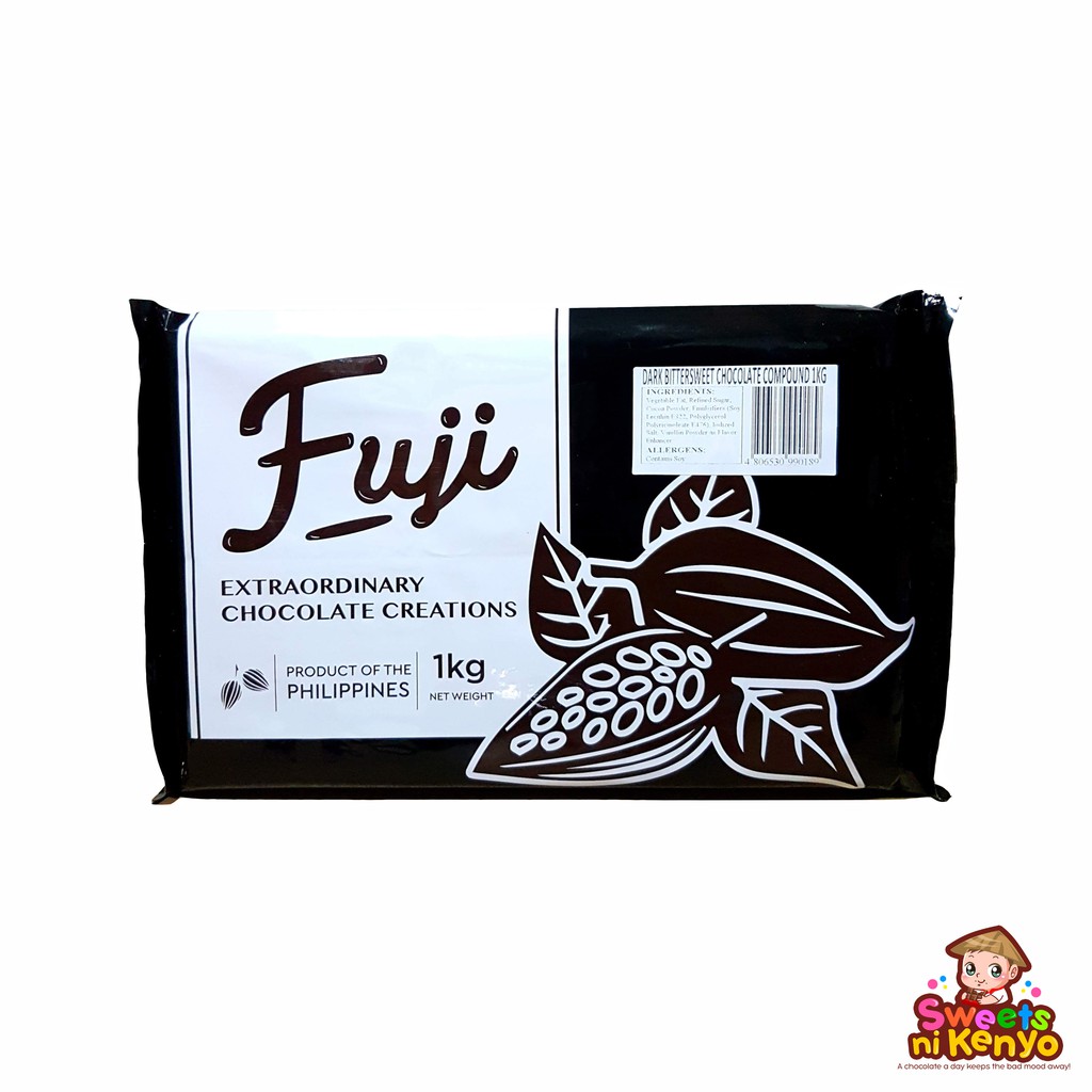 Fuji Milk Chocolate / Semi Sweet / Dark Bittersweet Chocolate Bar 1kg