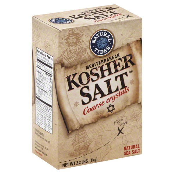 Imported Mediterranean Kosher Salt 1 KILOGRAM from USA ( Expiration