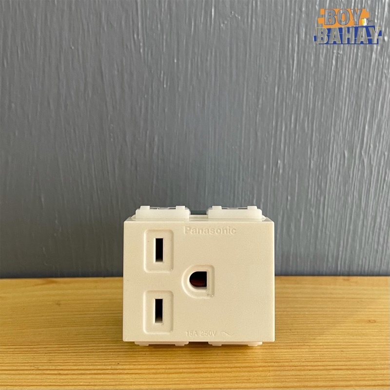 Panasonic Full Color Wide Series Tandem Grounding Receptacle/Aircon