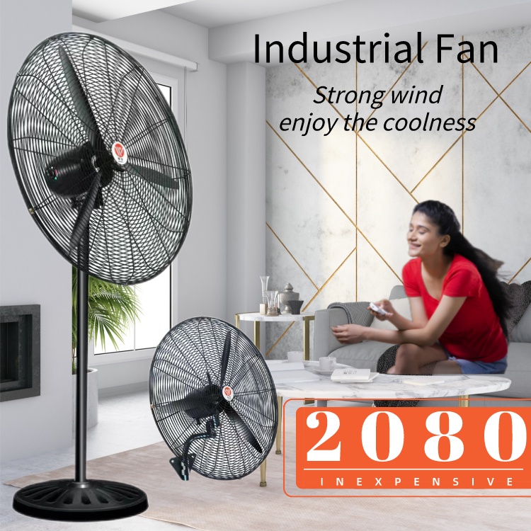 Industrial Fan Big Stand Fan 30 Inch Standard Electric Three Speed Vertical Fan Industrial Wall