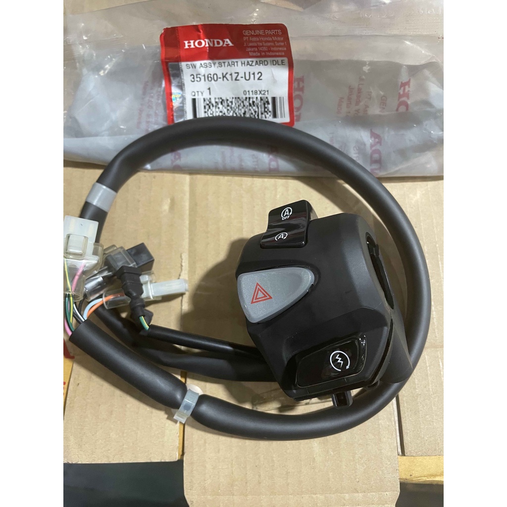Honda Genuine Starter Switch 35160K1ZU12 for PCX160 Shopee Philippines