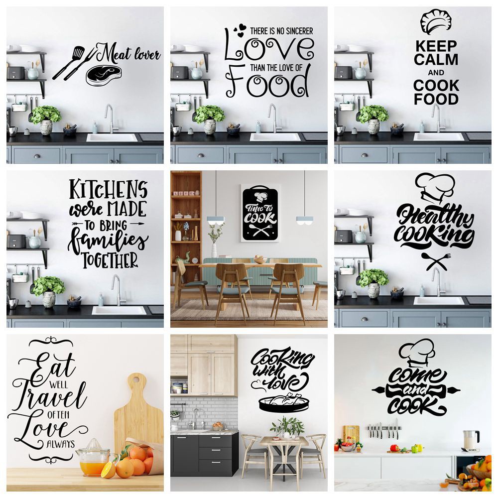 kitchen Nursery Wall Stickers Vinyl Art Decals For Baby's Rooms Wall