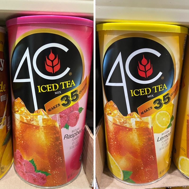 4C ICED TEA MIX 2.4 KILOS (LEMON & RASPBERRY) Shopee Philippines