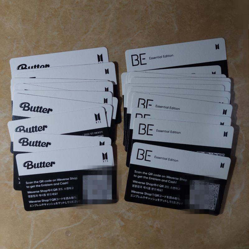 Qr CODE ALBUM BTS (BUTTER, BE ESSENTIAL) Not SCAN WEVERSE BIGHIT