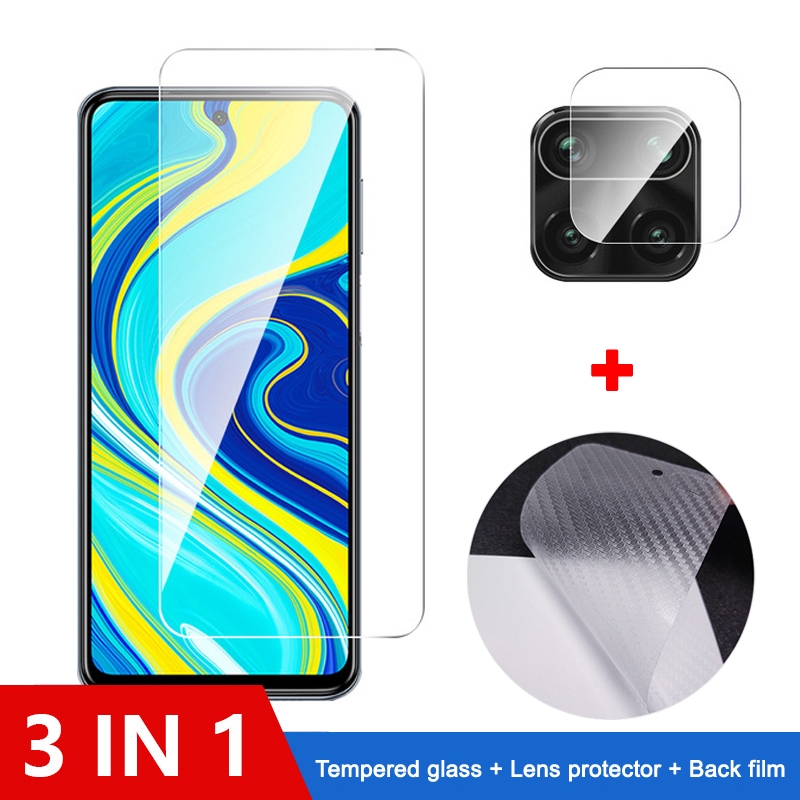 3in1 For Xiaomi Redmi Note9 Screen Protector For Xiomi Redmi Note 9