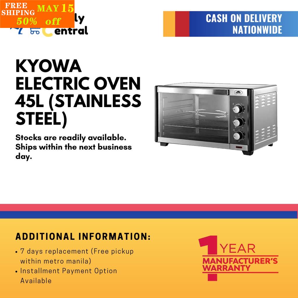 Kyowa Electric Oven 45L (Stainless Steel) KW3335 (Supply Central) Shopee Philippines