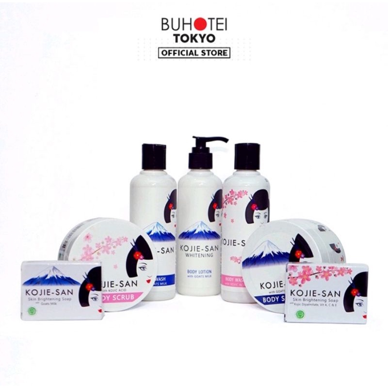 Kojiesan SKIN BRIGHTENING Series Soap Body Scrub Lotion Body Serum