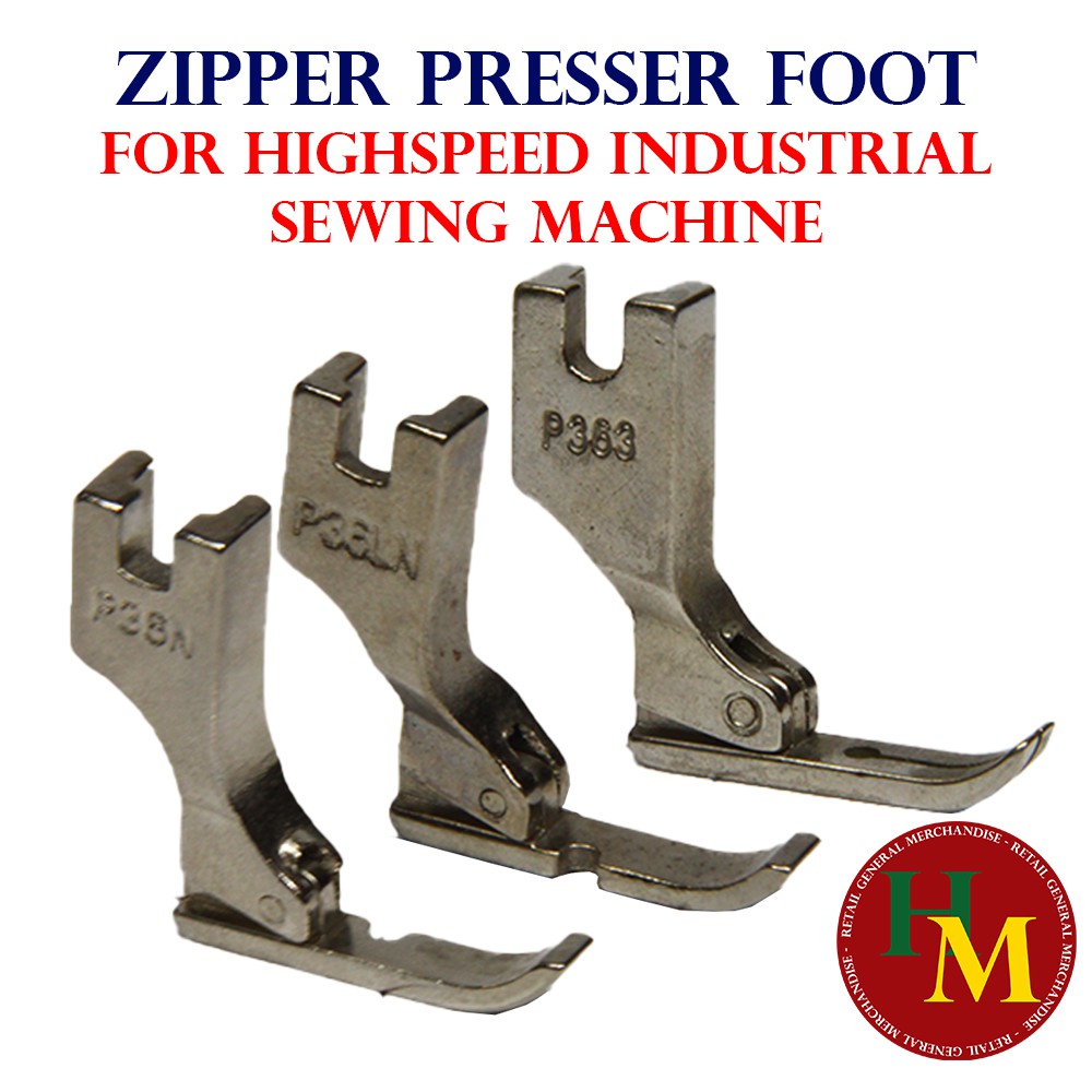 Zipper Presser Foot High Quality Left, Right & Both // Sewing Machine
