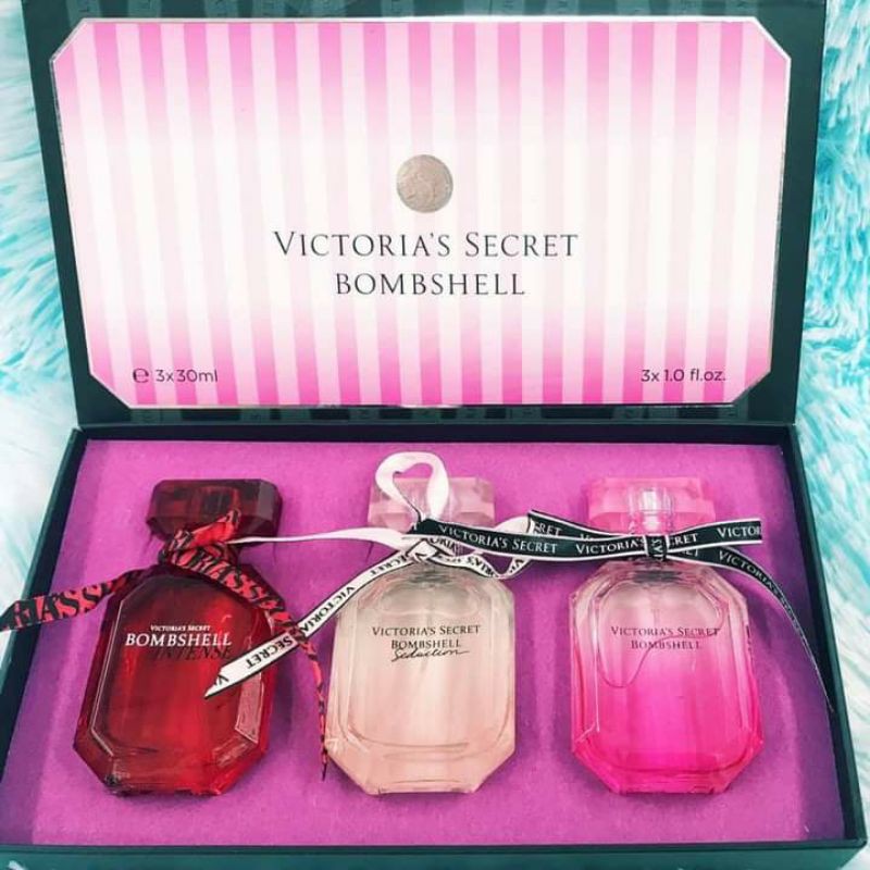 Victoria's Secret BOMBSHELL set 3 in 1 (original us tester) Shopee