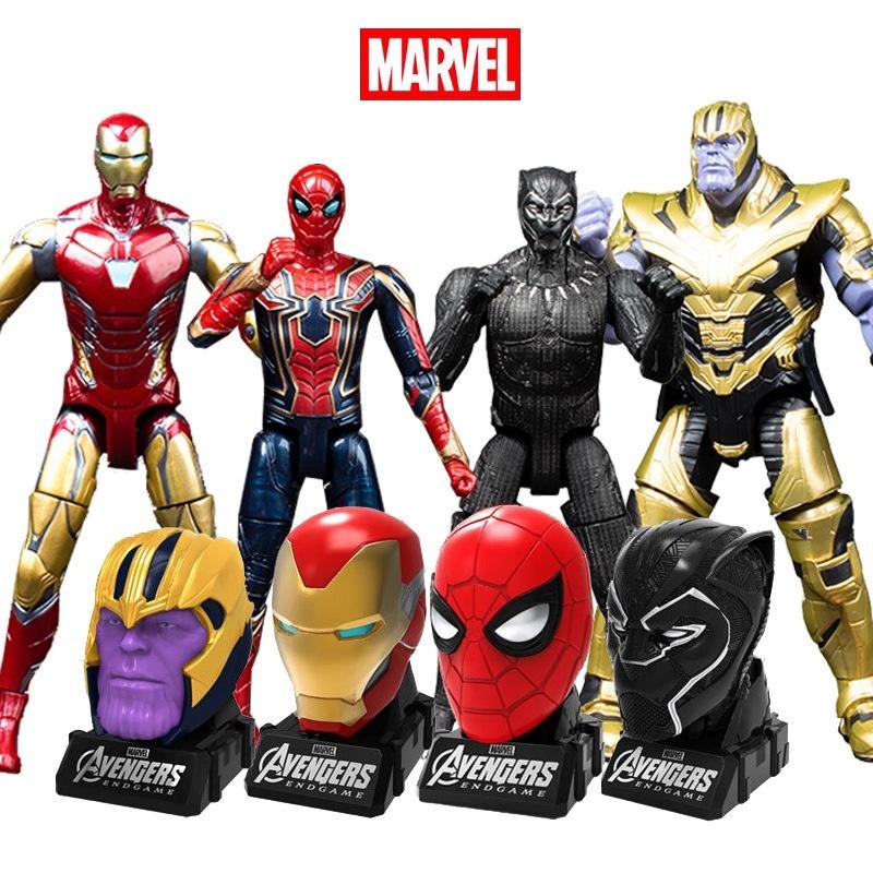 Educational Toy Marvel Robot Movable Model Handmade Steel SpiderMan