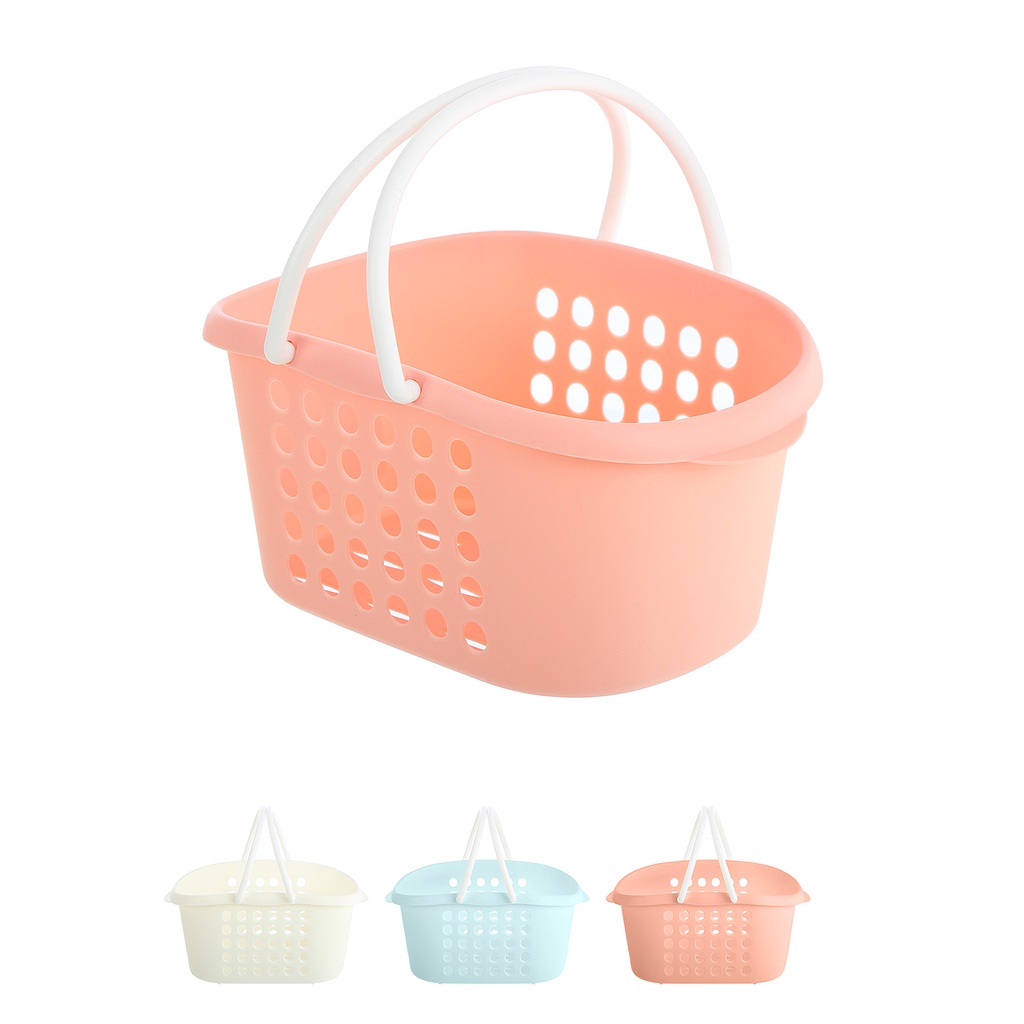 Miniso Classic Simple Bath Basket Storage Plastic Bathroom Basket