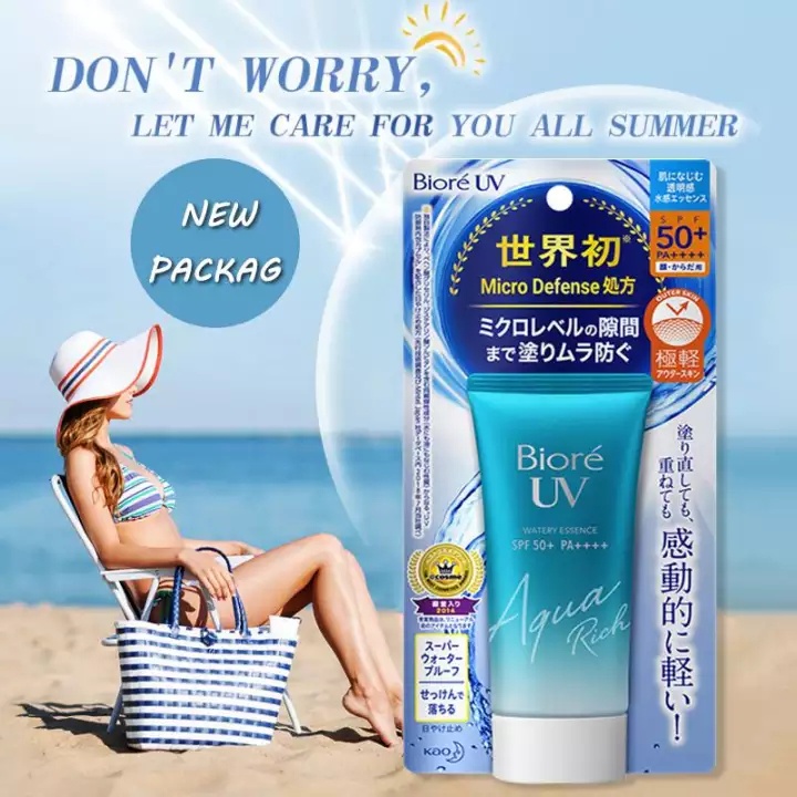 Biore UV sunscreen SPF 50 PA+++++Product of Japan Sunscreen cream for