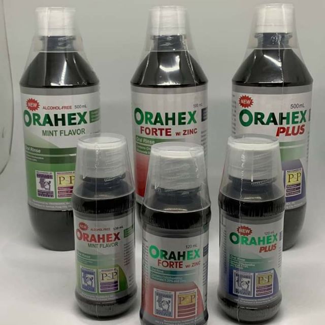 Orahex Mint AF, Forte Zinc 0.20 Chlorhexidine Gluconate Shopee