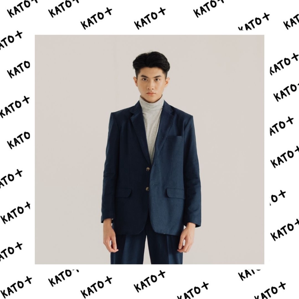 Mangroves NAVY Blazer (Linen Blazer) Shopee Philippines