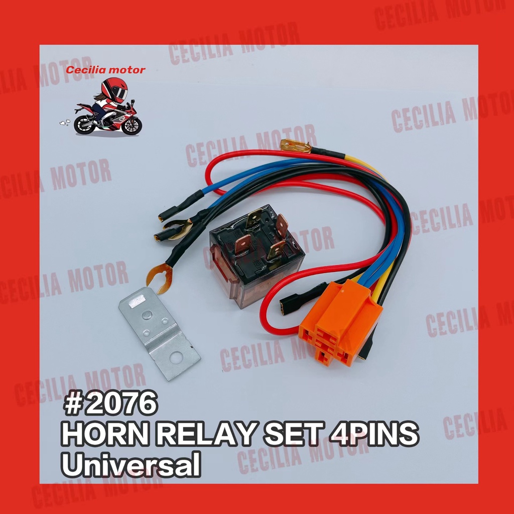 MOTORCYCLE HORN/LED RELAY UNIVERSAL 4PINS 5PINS /MINI DRIVING LIGHT