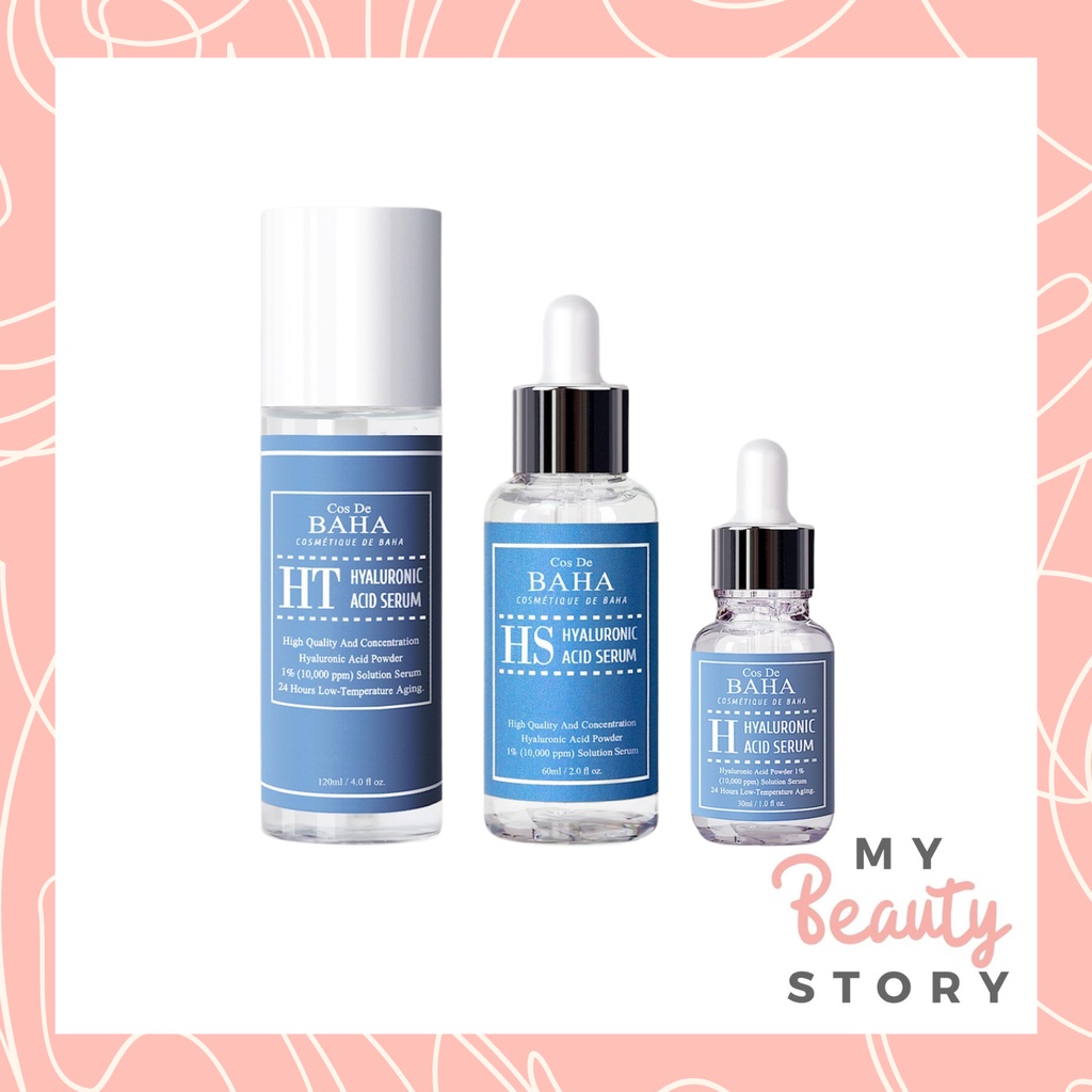 Cos De BAHA Hyaluronic Acid Serum 30ml / 60ml 120ml (H, Hs, Ht