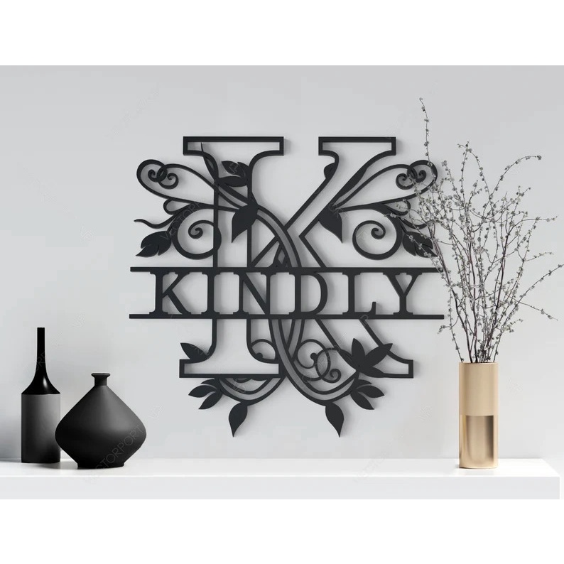 Letter Backdrop Monogram Wooden Personalize/Customize Monogram wooden (RoundDesign 3) Shopee