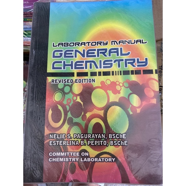 Laboratory manual general chemistry revised ed Shopee Philippines