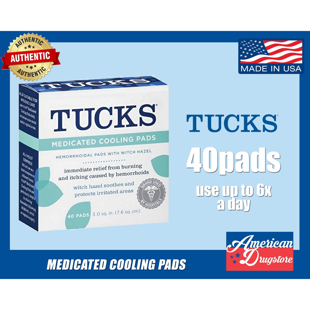 Tucks Medicated Cooling Pads, Hemorrhoidal Pads with Witch Hazel