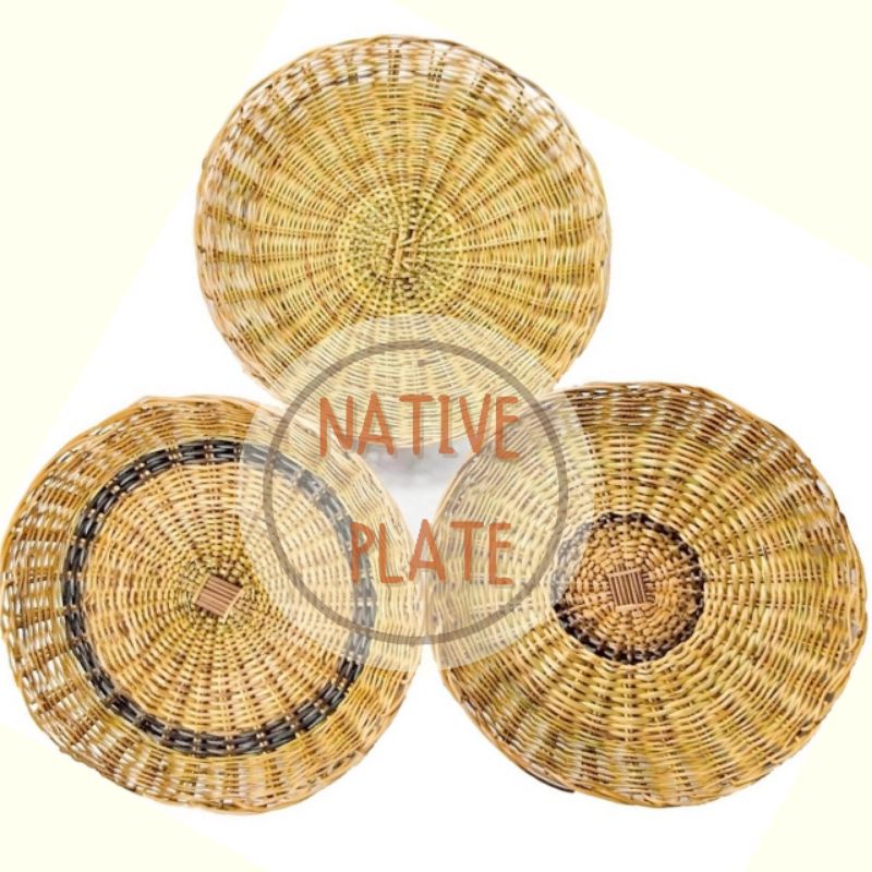 NITO PAPER PLATES HOLDERNATIVE PLATE RATTAN PLATE Shopee Philippines