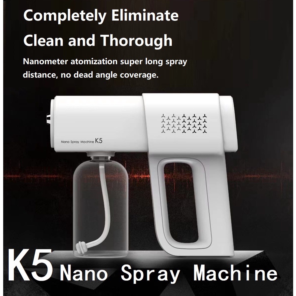 K5 Nano Spray Gun Wireless Nano Atomizer Spray Disinfection Spray Gun