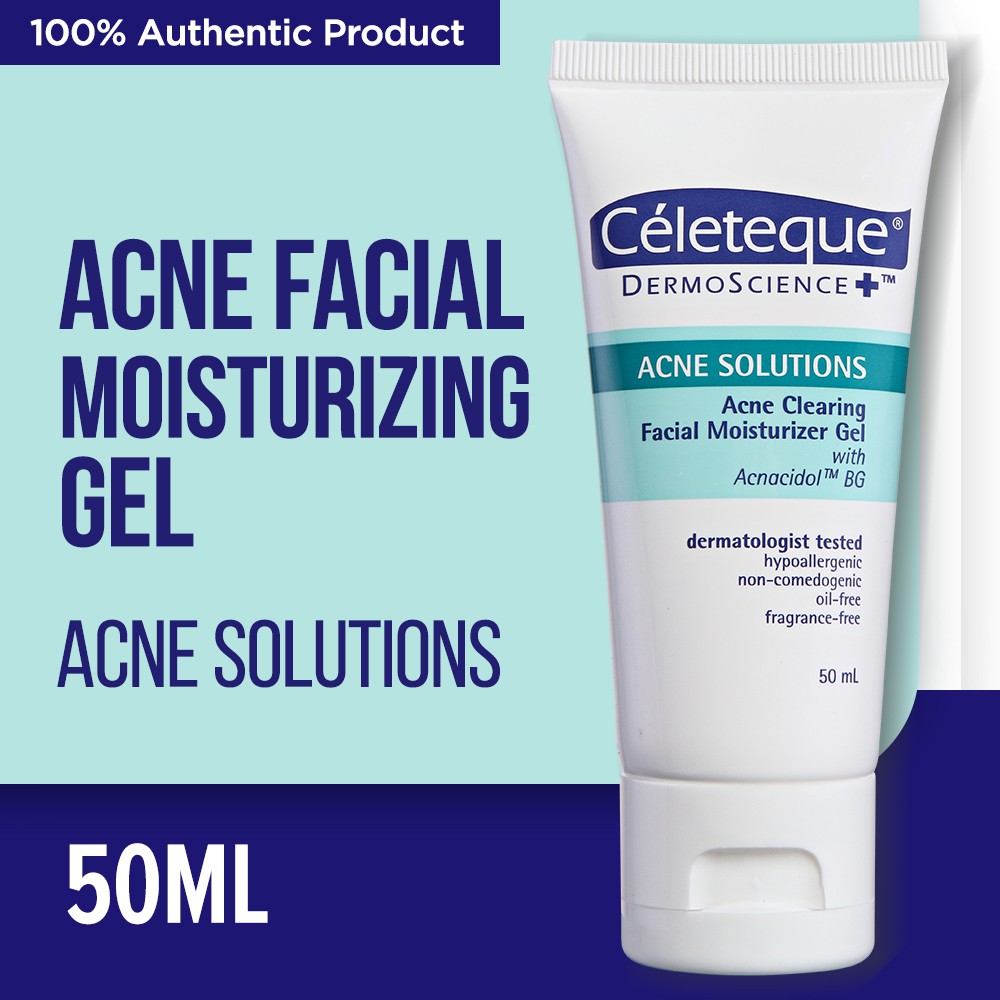 Céleteque Acne Solutions Acne Clearing Facial Moisturizer Gel 50mL