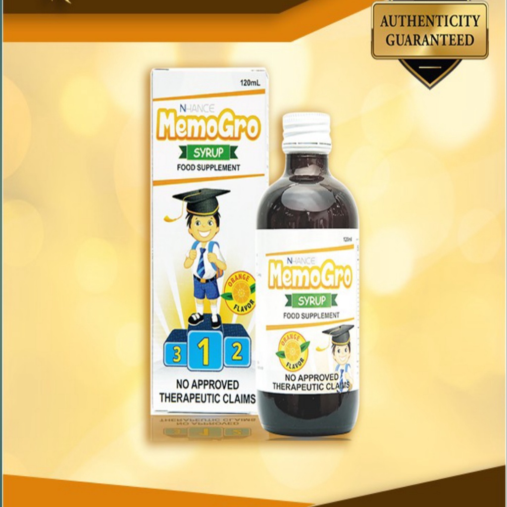 Memogro Nhance Multivitamins For Kids 1 to 12 Years Old 120 ML Free
