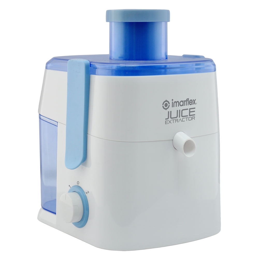 Imarflex Electric Juicer 350 ML Juice Extractor IJE3000(White/Blue