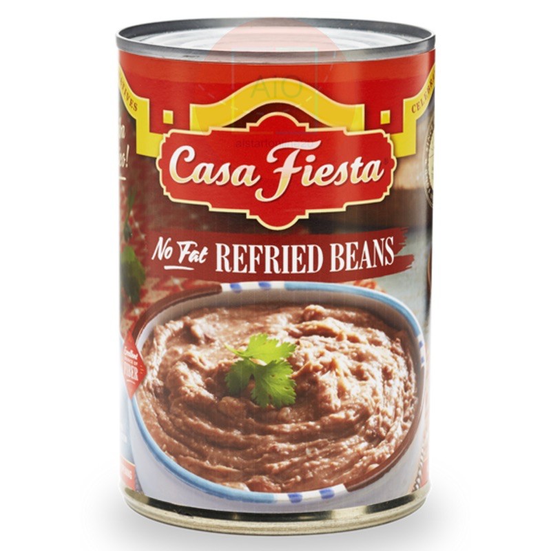 Casa Fiesta Beans Pinto, Mexican Chilli, No Fat Refried, Black, Spicy Refried Beans Shopee