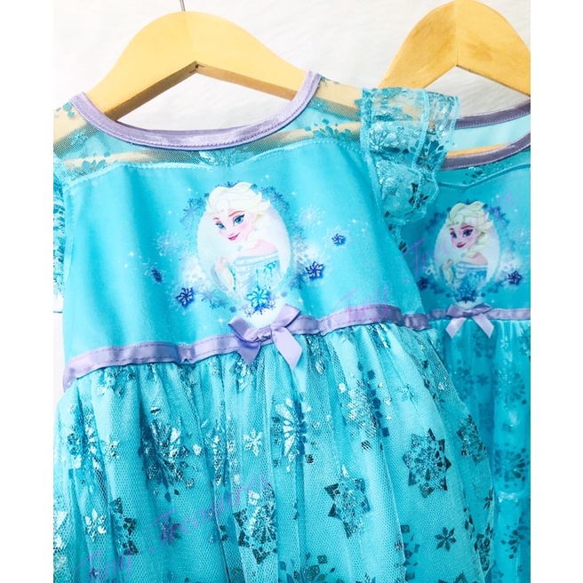 Tiny Treasures FROZEN ELSA Disney Character Dress(Hongkong) Shopee