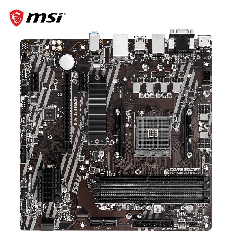MSI/MSI A520 Desktop Computer Motherboard Shopee Philippines