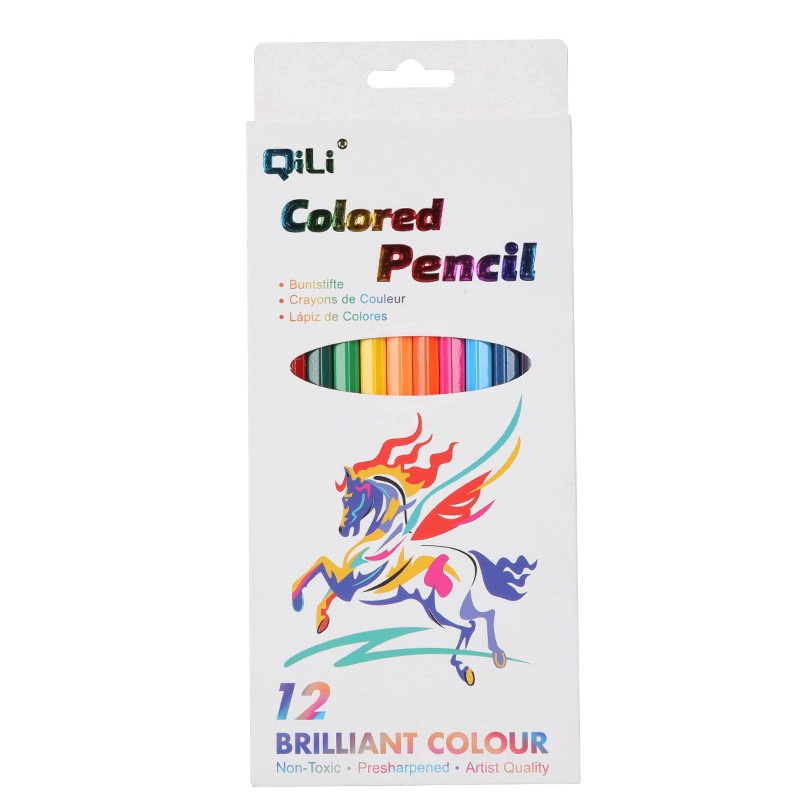 QILI Colored Pencil [12 & 24 Colors] Shopee Philippines