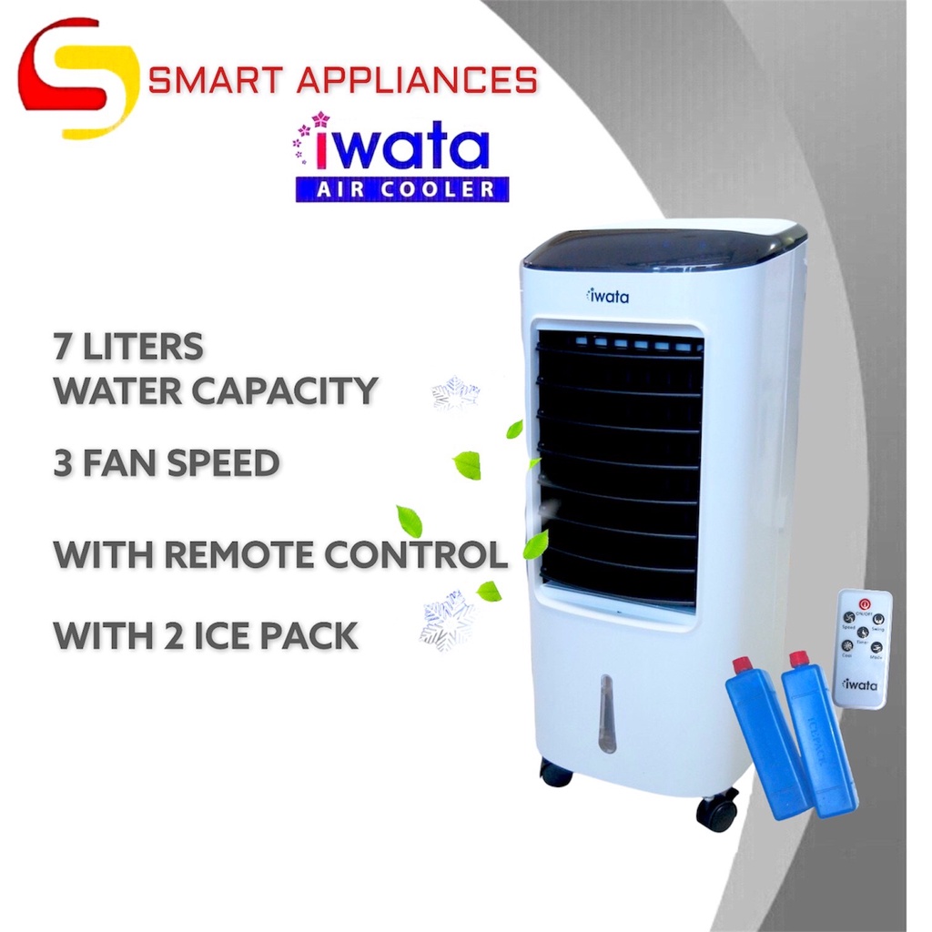 Iwata Aircool Z14 Evaporative Air Cooler with Remote and FREE ICE PACK