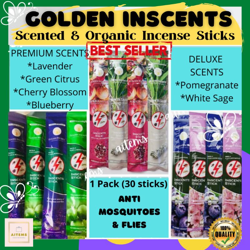 [AiTems] (1 pack) Scented Incense Mosquito Killer Sticks Pamatay Lamok