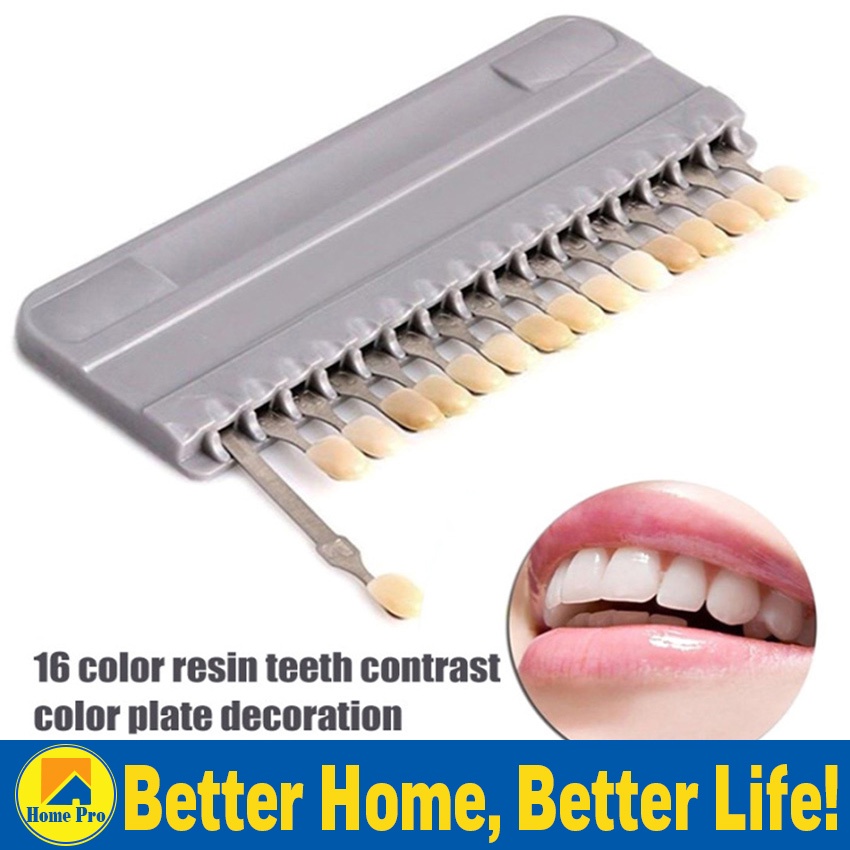 16 Colors Teeth Bleaching Shade Guide Mold VITA Durable Resin Color