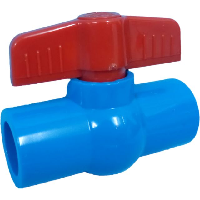 uPVC BALL VALVE 1/2" BLUE FOR CLEAN WATER PVC BALLVALVE Shopee