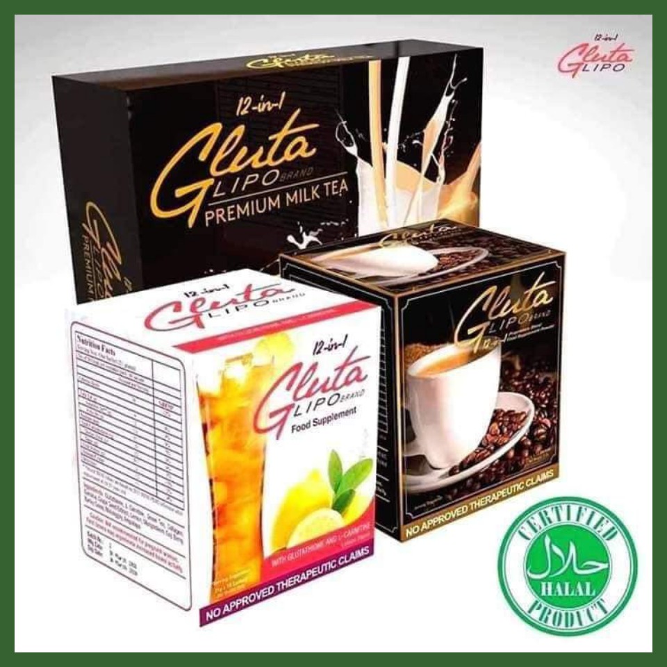 GLUTA LIPO 12 in 1 Classic Flavors (coffee, juice) Shopee Philippines