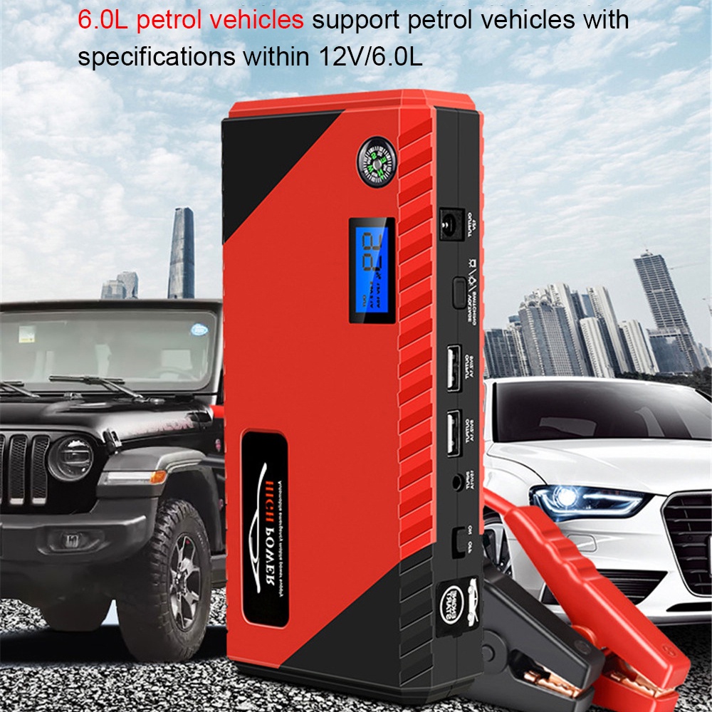 28000mah 1200a Car Jump Starter Power Bank New 12v Starting Device For Petrol Diesel Car