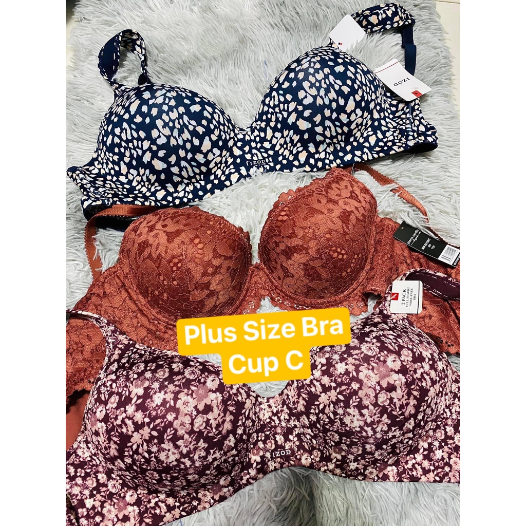CUP C PLUS SIZE BRA FOR BIG BUST WOMAN, STYLE FULL CUP PUSH UP BRA AND