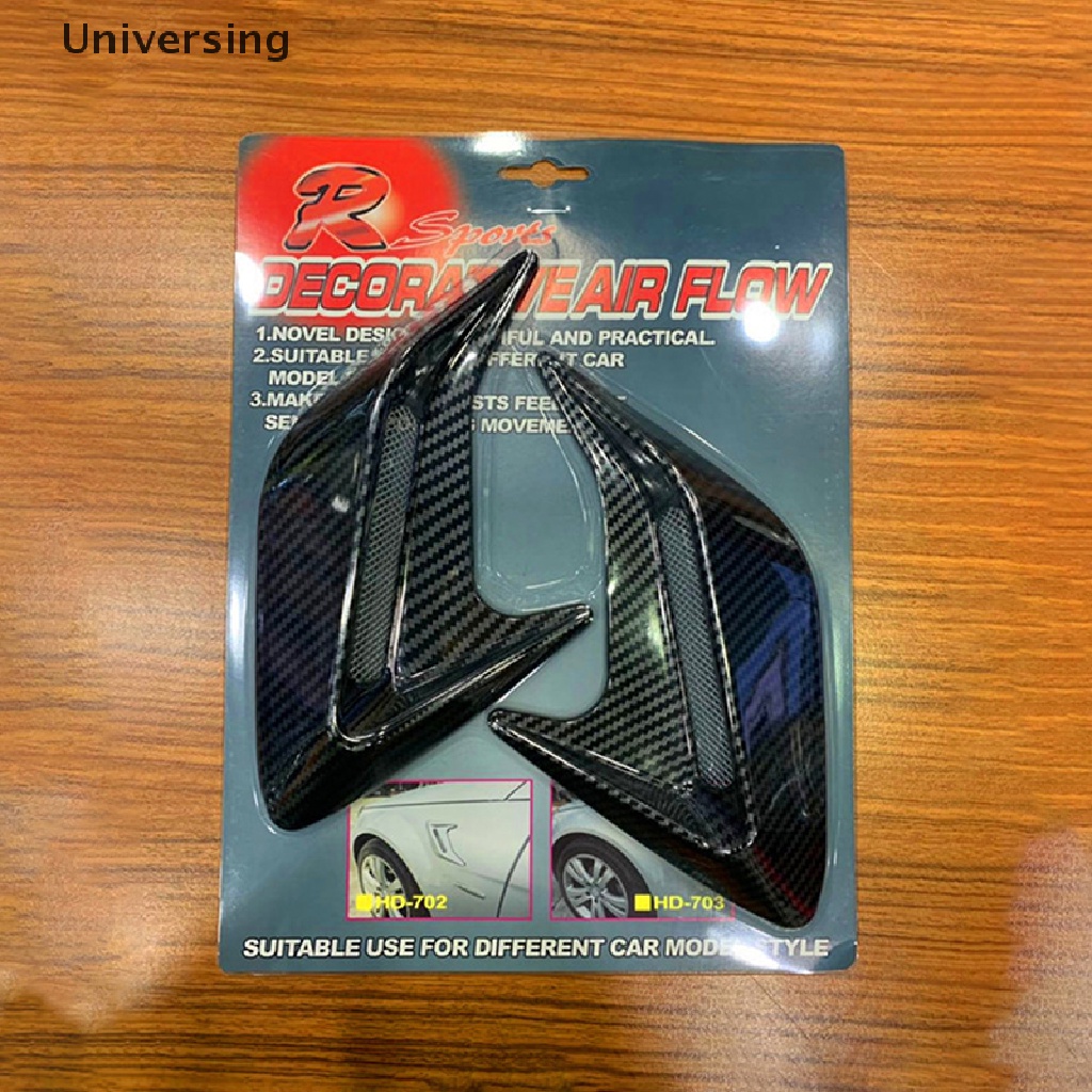 [[Universing]] Carbon Fibre Car Shark Gills Emulation Vent Side Air