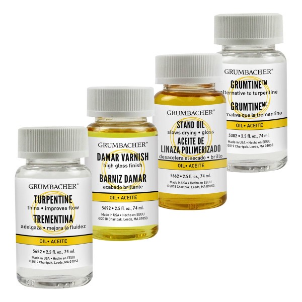GRUMBACHER OIL MEDIUM (Japan Drier, Linseed Oil, Turpentine) Shopee