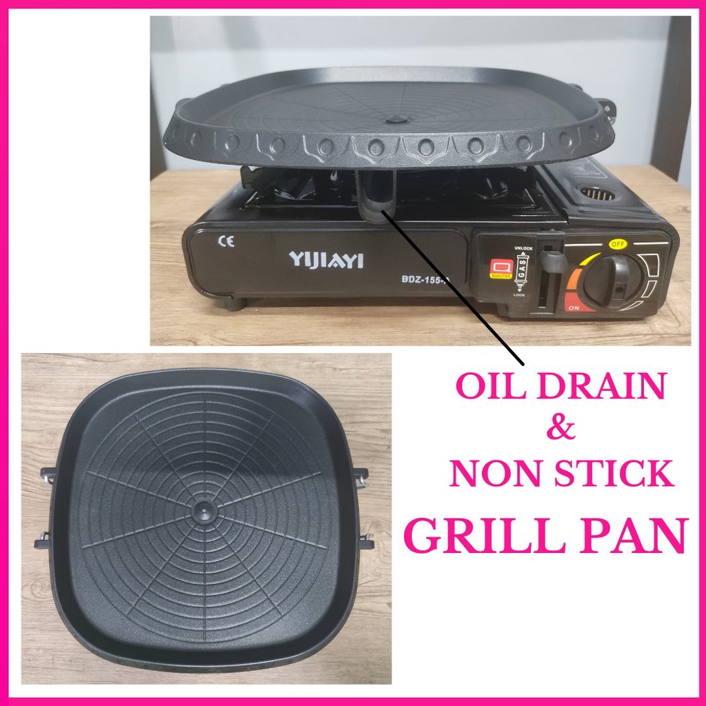 RZ SAMGYUPSAL GRILL PAN + SINGLE STOVE Best for Samgyupsal, Samgyupsal