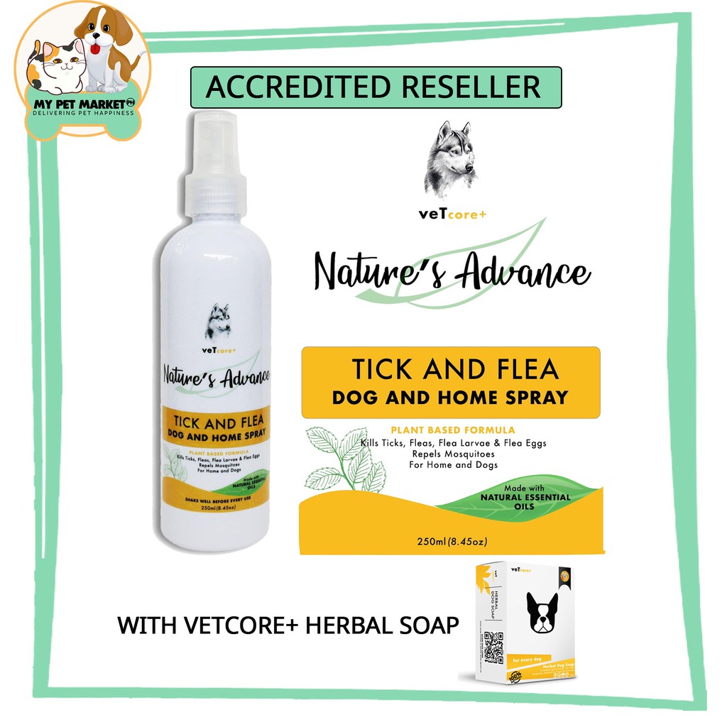 VetCore Tick and Flea Spray with Herbal Soap Shopee Philippines
