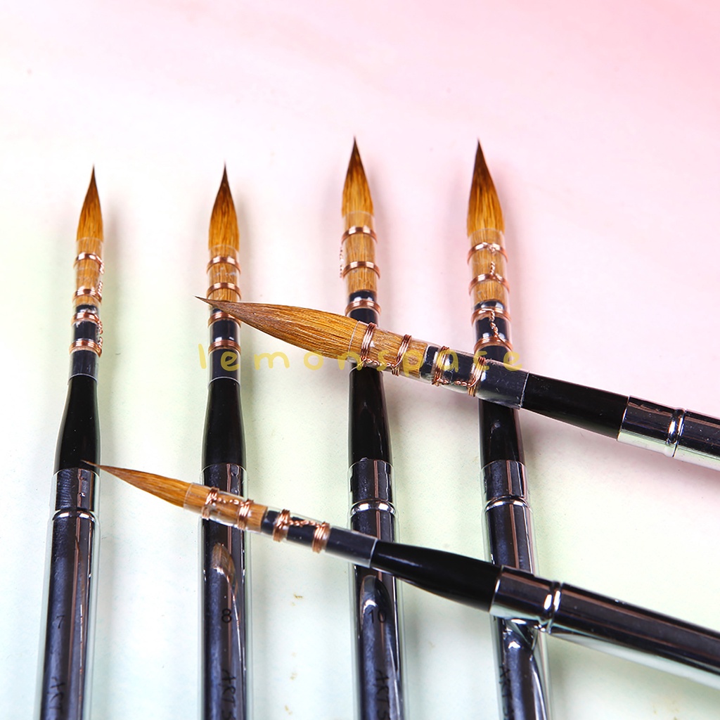 SABLE SQUIRREL TAKLON Collapsable Travel Mop Watercolor Paint Brush Art