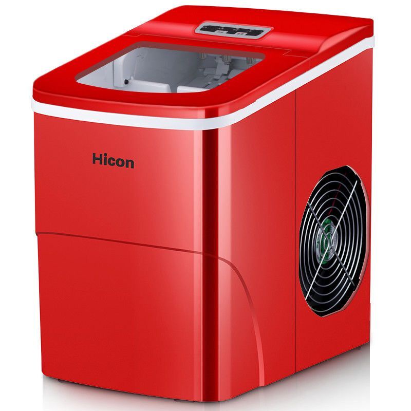 【New product】HICON ice maker round Small commercial Ice machine fully automatic mini home ice